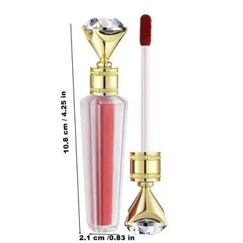 10/30/50Pcs Vazio Clara Mini Lip Gloss Tubo de 2 ML Falso Diamante Brilho Labial Tubos Vazios Lip Balm Recipientes para DIY Gloss