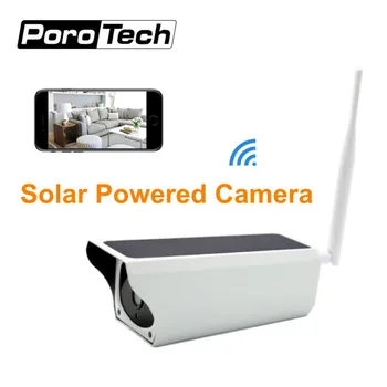 1080P Solar Impermeável Exterior de Câmera de Segurança Alimentados a energia Solar sem Fio do IP do Wifi da Câmera com SENSOR de Movimento INFRAVERMELHO de Visão Noturna Áudio de 2 vias