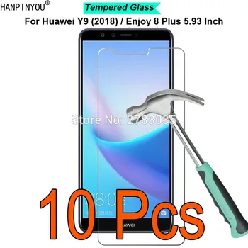 10Pcs Para Huawei Y9 (2018) / Desfrutar de 8 Plus 5.93