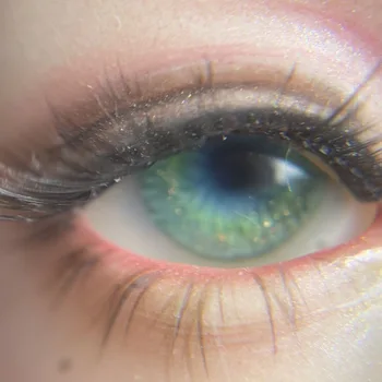 12mm BJD Boneca globo Ocular Pequeno, Verde Íris Resina Olhos