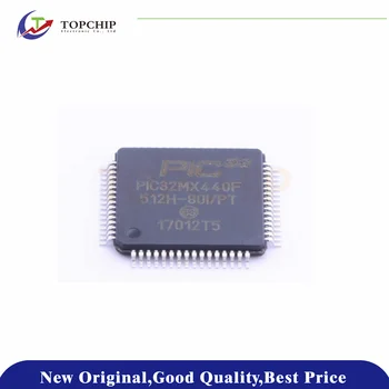 1Pcs Novo Original PIC32MX440F512H-80I/PT 32 KB 80MHz Outras séries 53 FLASH de 512 kb TQFP-64(10x10) Microcontrolador Unidades