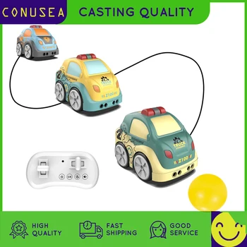 2.4 G Magia dos desenhos animados Intelligent Sensor Elétrico de RC, Carro rádio controle remoto Mini carros de Música de Brinquedos para meninos crianças de Presente de Natal