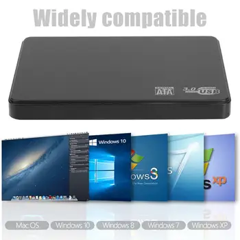 2,5 polegadas HDD SSD Caso Sata para USB 3.0 Adaptador de 5 Gbps Caixa da Unidade de disco Rígido Gabinete de Apoio 6 TB HDD Disco Para WIndows, Mac OS