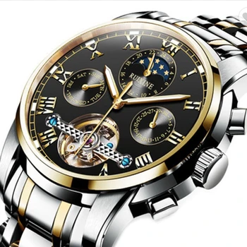 2020 Homens Relógios Mecânicos Marca de Luxo Automático do Relógio do Esporte Homens relógio de Pulso Impermeável, Safira Relógio homem Relógio Masculino