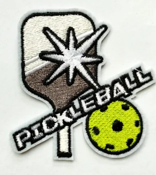 30 pcs PickleBall Esporte Bola Hippie Bordado Encanto ワッペン Ferro Em Costurar, Em Patch Bordado Applique Emblema
