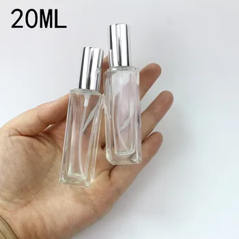 30pcs/lote 20 ml Frascos de Perfume vaporizador de Viagem Perfume Garrafas de Vidro