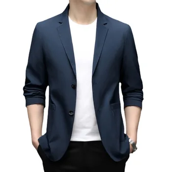 5029-2023 novo terno de pequeno homens versão coreana do fino terno de homens jovens paletó