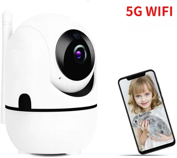 5G wi-FI 1620P sem Fio do IP do Wifi da Câmera 360 Câmera do CCTV Mini Pet Câmera de Vigilância de Vídeo Com Wifi Baby Monitor 1080P Casa Inteligente