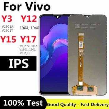 6.35 cm Para BBK Vivo Y3 Y12 Y15 Y17 2019 Total DIsplay LCD Touch Screen Digitalizador Substituição do conjunto vivo Y12 LCD