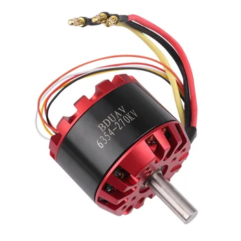 6354 270KV 2300W 3-10S Outrunner Brushless Sensored do Motor para as Quatro Rodas de Balanceamento de Skates Elétricos