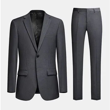 6952-Homens de terno masculino jaqueta slim lazer vestido de profissionais formato de negócio