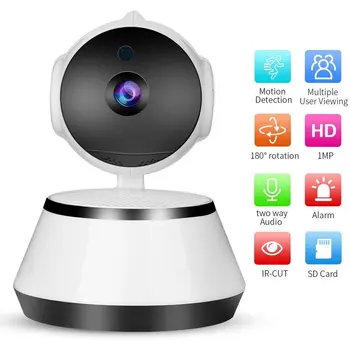 720P Câmera IP Wifi Baby Monitor Portátil HD sem Fio Smart Baby Câmara de Áudio, gravação de Vídeo de Vigilância da Câmera da Segurança Home 1MP