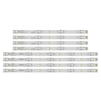 8pcs retroiluminação LED strip Para TCL 50D2900 D50A630U L50E5800A-UD 50HR330M05A9 V4 50HR330M04A9 V4 4C-LB5005-HR03J 4C-LB5004-HR13J