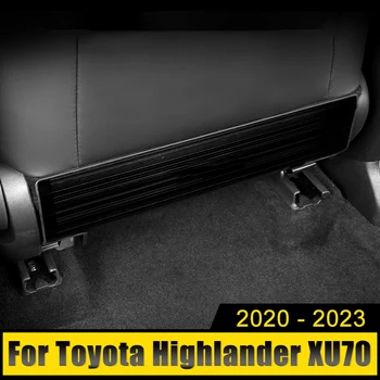 Acessórios do carro Para Toyota Highlander Kluger XU70 2020 2021 2022 2023 Assento Anti-Kick Pad Protector Cover Criança Chute Zero Tapetes