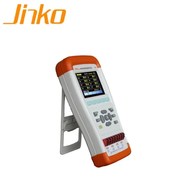 Alta precisão JK808 de multi-canal de dados de temperatura gravador de 8 canais de mão medidor de temperatura
