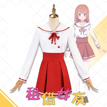 Anime Sakurasawa Sumi Cosplay Vestido de Manga Longa Alugar Uma Namorada Traje para as Mulheres, as Meninas