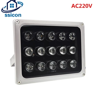 Ao ar livre de CCTV Lâmpada de 220V AC Iluminador Infravermelho Led Impermeável Luz de Preenchimento de Visão Noturna Para a Câmera de Segurança
