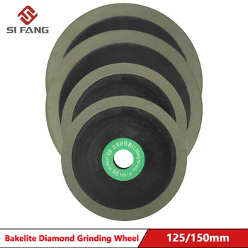 Baquelite Diamante rebolo Disco Círculo 125 mm/150 mm para Aço de Tungstênio da Fresa Ferramenta Afiador Amolador
