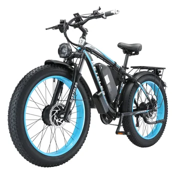 Bicicleta elétrica 1000W Dupla Elétrica do Motor de Bicicleta com Motor dianteiro 500W e traseira, Motor de 500W E-bike