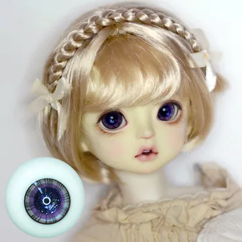 BJD olho de Boneca é adequado para 1/3 1/4 1/6 do tamanho de uvas de púrpura olho de vidro boneca acessórios com a piscar aluno
