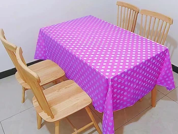 Bolinhas descartáveis, toalha de mesa retangular restaurante do hotel toalha de mesa