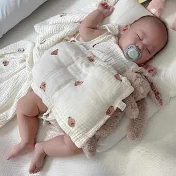 Cama De Bebê A Crianças De Almofadas Anti Roll Travesseiro Para Dormir Urso Pescoço Cabeça Multifuncional Respirável Infantil Bebê Crianças Travesseiro