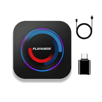 Carplay Ai Caixa Android 10 Sistema de Gps integrado Plug and Play 4G Lte Dual Bluetooth para
