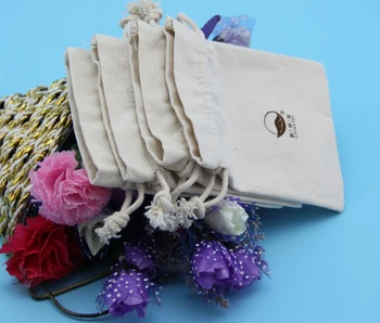 CBRL lona personalizada barato saco de drawstring,tecido de algodão de saco de jóias por atacado cordão bolsa de cabelo para o presente de jóias cosméticos