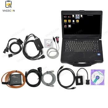 CF53 Laptop Para Judit Para Linde Canbox com Pathfinder V3.4.5 Linde Canbox USB Kit de Diagnóstico Médico