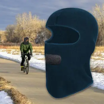 Ciclismo Chapéu Face Tampa à prova de Vento da Orelha de proteção do Protetor solar Elástico Ciclismo Cap Ciclismo de Inverno Cap Exterior Face Cover