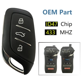 CN097005 OEM Originais Smart Key Fob-MG EHS híbrido 2018-2021 Entrada Sem chave Chave Remoto 433Mhz ID47 Com Lâmina