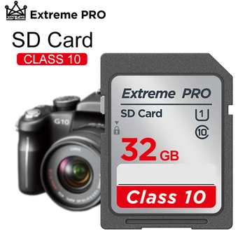 Câmara Cartão SD 16GB 32GB 64GB de 128 gb Cartão de Memória A1 Classe 10 UHS Trans Flash SLR Cartão SD PARA 1080p 3D 4K Câmara de Vídeo