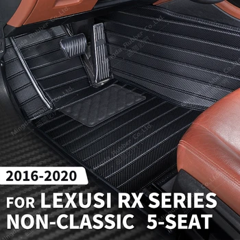 De Fibra de carbono estilo de Tapetes do LEXUS RX série Não-clássico de 5 lugares 2016-2020 19 18 17 Pés o Tapete Auto Acessórios de decoração