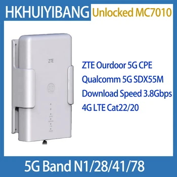 Desbloqueado ZTE 5G Outdoor CPE MC7010 Qualcomm X55 4G LTE CAT22 3.8 Gb WiFi 6 5G Sub6 Roteador sem Fio PK HUAWEI H312-371 & N5368X