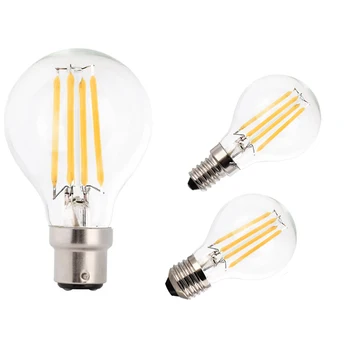 Dimmable Vintage Retro LED de Filamentos de Luz Edision Lâmpadas G45 E27 4W E14 B22 220V Vidro transparente Branco Quente 2800K Lâmpada de Poupança de Energia