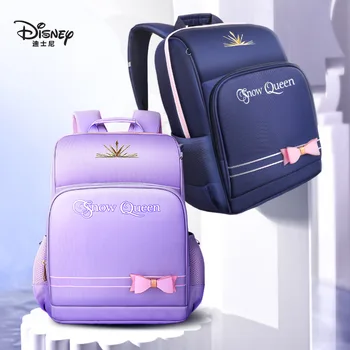 Disney mochila para meninas em classes de três para seis, 2022 nova mochila infantil para a redução da carga e proteger a coluna vertebral