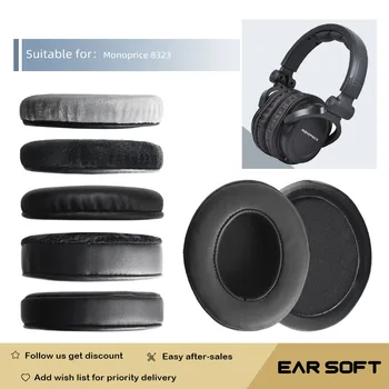 Earsoft Substituição Almofadas Almofadas para Monoprice 8323 Fones de ouvido Fones de ouvido Earmuff Caso de Manga Acessórios