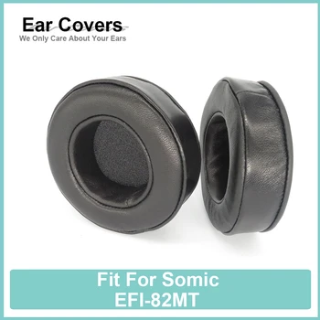 EFI-82MT Protecções Para Fone de ouvido Somic de pele de Carneiro Macia e Confortável Earcushions Almofadas de Espuma