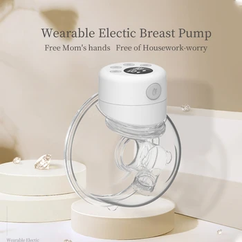 Electric Bomba de leite em Silêncio Wearable Automática Vendidos USB Recarregável de Mãos-Livres Portátil Extractor de Leite do Bebê a Amamentação Acce