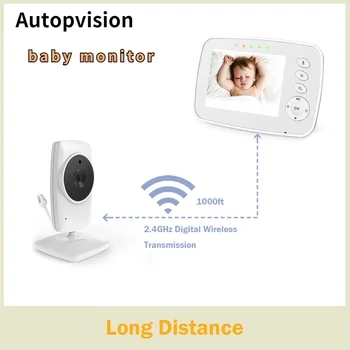 Eletrônico Monitor do Bebê com a Câmera de Vigilância de Bebê, Babá Câmera Mini Babyphone Câmeras de 3.2