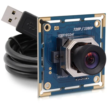 Focagem automática de 100 graus sem distorção de lente de 1920X1080 1080p hd webcam USB da câmera para Android Linux Windows
