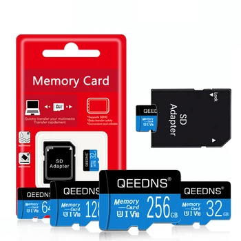 Grátis um Adaptador de Cartão de memória Micro sd de 128 gb U3 Alta Velocidade Mini Cartão SD Class10 64GB 32GB 16GB SD de 8GB Micro Movimentação do Flash do Cartão do TF Cartão