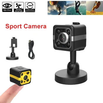 HD 1080P Mini Câmera Esporte Câmera, Ação de Micro-Câmera de vídeo de Movimento ao ar livre DV Visão Noturna de Gravação de Vídeo câmera Pequena