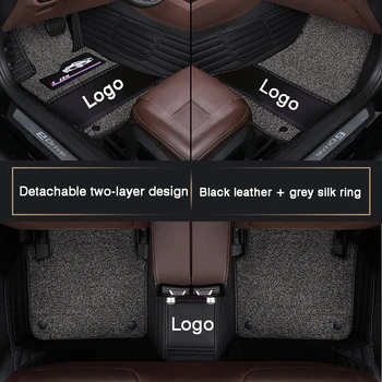 HLFNTF High-end personalizável surround completo carro tapete para a TOYOTA Vios 2014-2017 impermeável interior do carro