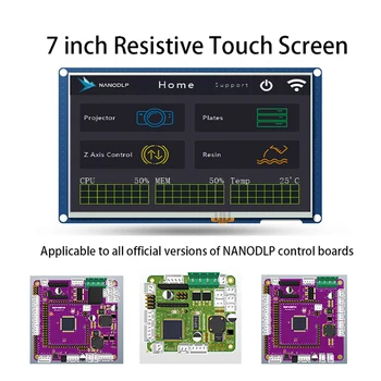 Impressora 3d Acessórios de 7,0 Polegadas Touch Screen Resistivo de 7 polegadas Adequado Para LCD/DLP/SLA NANODLP