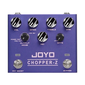 JOYO R-18 CHOPPER-Z Guitarra com Distorção do Pedal de Efeitos de Alto Ganho a Simulação de um AMPLIFICADOR Moderno Peda Acessórios para Guitarra