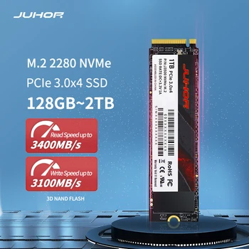 JUHOR M. 2 NVMe SSD de 128 gb 256 GB 512 GB 1 TB 2T disco Rígido SSD M2 SSD M. 2 NVMe PCIE3.0 x 4 SSD, Disco Rígido Interno Para o Portátil da área de Trabalho