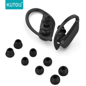 KUTOU Fones de ouvido Para Bater Powerbeats Pro Fones de ouvido sem Fio Powerbeats3 Flex de Ouvido de Silicone Dicas de Ouvido In-ear Fone de ouvido Gel de Fones de ouvido