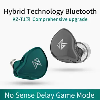 KZ S1 Bluetooth 5.0 De Ouvido sem Fio hi-fi de Som Estéreo de Fones de ouvido Fones de Esportes
