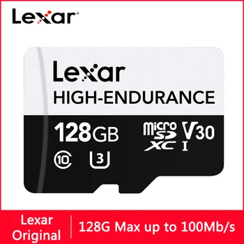 Lexar de Alta Resistência para Cartão Micro SD Max 100MB/s de Cartão de Memória 32GB SDHC V10 de 128GB 64GB SDXC V30 C10 Impermeável Cartão do TF Para Vídeo 4K